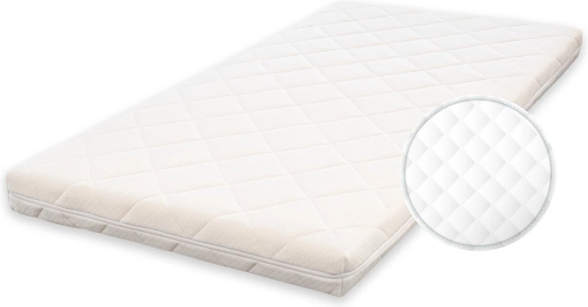 Babymatras 50x80 wiegmatras koudschuim HR40 dubbeldoek | afritsbaar | wasbaar | ademend Babymatras 50x80 Wiegmatras Koudschuim HR40 Dubbeldoek | Afritsbaar | Wasbaar | Ademend -Babyproducten Promotie Winkel