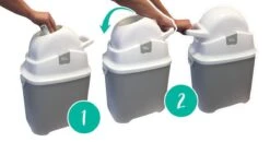 DiaperChamp ONE - Soft Silver - Standaard Luieremmer -Babyproducten Promotie Winkel 1200x633