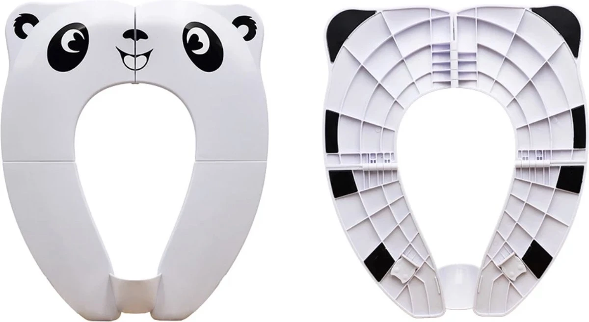 Panda Toiletbril - Opvouwbaar in opberg tasje - voor Kinderen - WC Bril Verkleinen - Zindelijkheidstraining - Wit Merkloos Panda Toiletbril - Opvouwbaar In Opberg Tasje - Voor Kinderen - WC Bril Verkleinen - Zindelijkheidstraining - Wit -Babyproducten Promotie Winkel