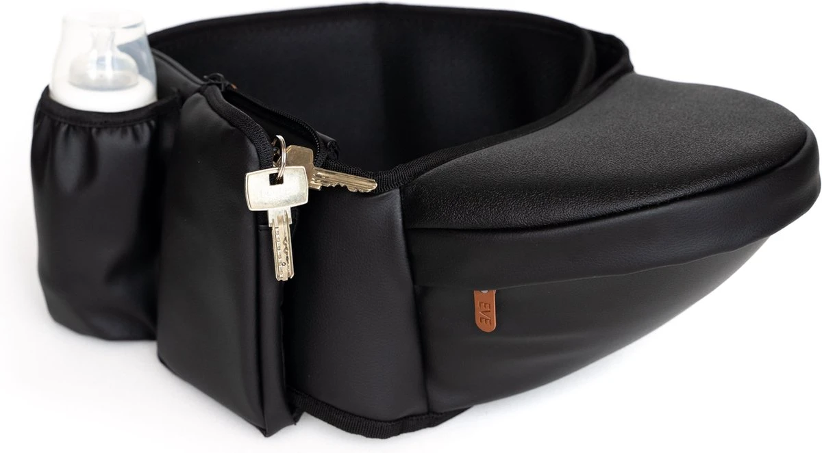 EVE kids Heupdrager - Baby En Peuter - Heupzitje - Draagzak - Zwart Leer EVE Kids Heupdrager - Baby En Peuter - Heupzitje - Draagzak - Zwart Leer -Babyproducten Promotie Winkel 1200x662 5