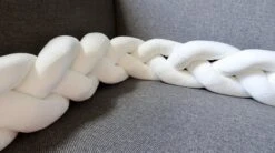 Baby Bed Bumper Gevlochten, Boxomrander, Hoofdbeschermer, Bedbumper,boxrand (2 Meter) Van Baby-slofje.nl Wit -Babyproducten Promotie Winkel 1200x670 4