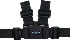 Zaffiro Universeel Zwart Kinderstoel Tuigje Met Looplijn