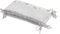 Sensillo Baby Bedbumper - Bedomrander - Anti Stootrand Ledikant - Bed Zijbeschermers - 180x30cm - Grijs Bosdiertjes -Babyproducten Promotie Winkel 1200x692 2