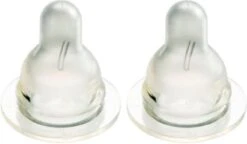 Difrax Flessenspeen Natural - Maat Small - 2 Stuks