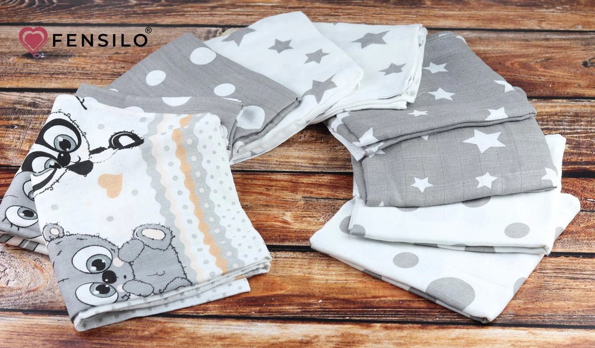 Hydrofiele Luiers - Hydrofiele Doeken - 70 x 80 cm - 10 pack – Grijs – Sterren - EU gefabriceerd – FENSILO hydrofiele doeken Hydrofiele Luiers - Hydrofiele Doeken - 70 X 80 Cm - 10 Pack – Grijs – Sterren - EU Gefabriceerd – FENSILO Hydrofiele Doeken -Babyproducten Promotie Winkel 1200x703 1