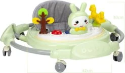 Housie Loopstoeltje Baby - Baby Walker - Speelblad Met Konijn & Muziekfunctie - Mint Groen 2 Housie Loopstoeltje Baby - Baby Walker - Speelblad Met Konijn & Muziekfunctie - Mint Groen -Babyproducten Promotie Winkel 1200x704 10