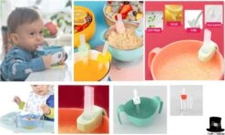 Bob Online ™ – Blauw Beer – Melkpoeder Doseerdoosje + Rietje – BPA-vrij – Melkpoeder Toren Blauw – Melkpoedertoren – Milk Powder Tower – Milk Powder Dispenser – Bewaar Bakjes – Reisbox – Bewaardoosje – Herbruikbaar Rietje – Baby Training Straw -Babyproducten Promotie Winkel 1200x720 1