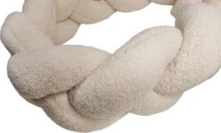 MamaLoes Teddy Boucle 210 Cm Braided Bedbumper ML020503 -Babyproducten Promotie Winkel 1200x721