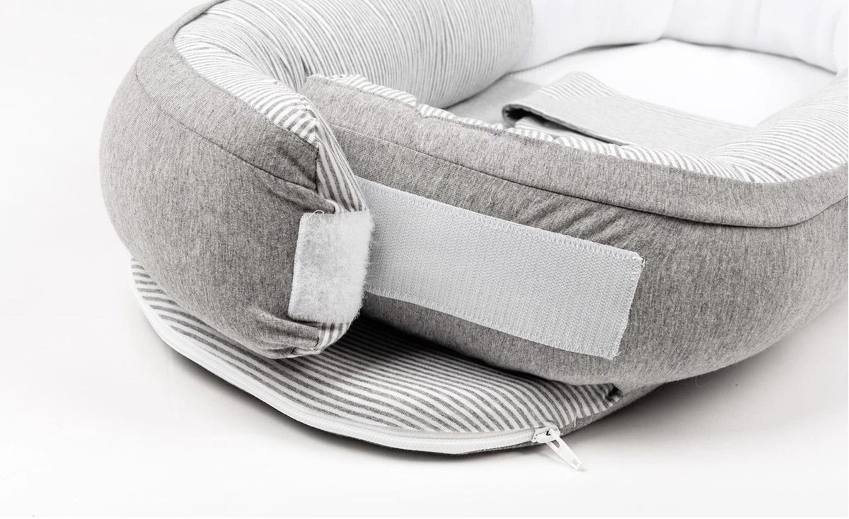 Doomoo Cocoon - Babynestje - Biologisch Katoen en 74 x 46 cm - Classic Grey Doomoo Cocoon - Babynestje - Biologisch Katoen En 74 X 46 Cm - Classic Grey -Babyproducten Promotie Winkel 1200x734 5