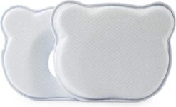 MINIIYOU® Orthopedisch Baby Hoofdkussen + Kussensloop - Blauw - Plat Hoofd - 100% KATOEN -Babyproducten Promotie Winkel 1200x735 2