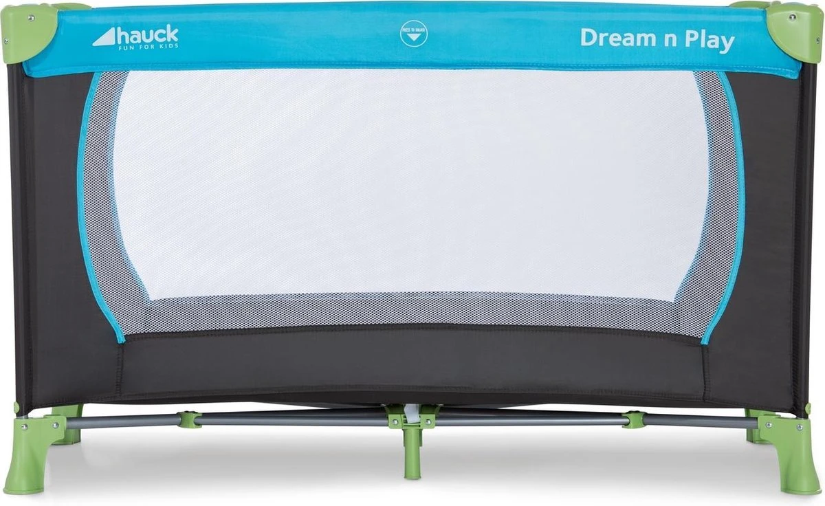 Hauck Dream N Play Campingbedje - Waterblue Hauck Dream N Play Campingbedje - Waterblue -Babyproducten Promotie Winkel