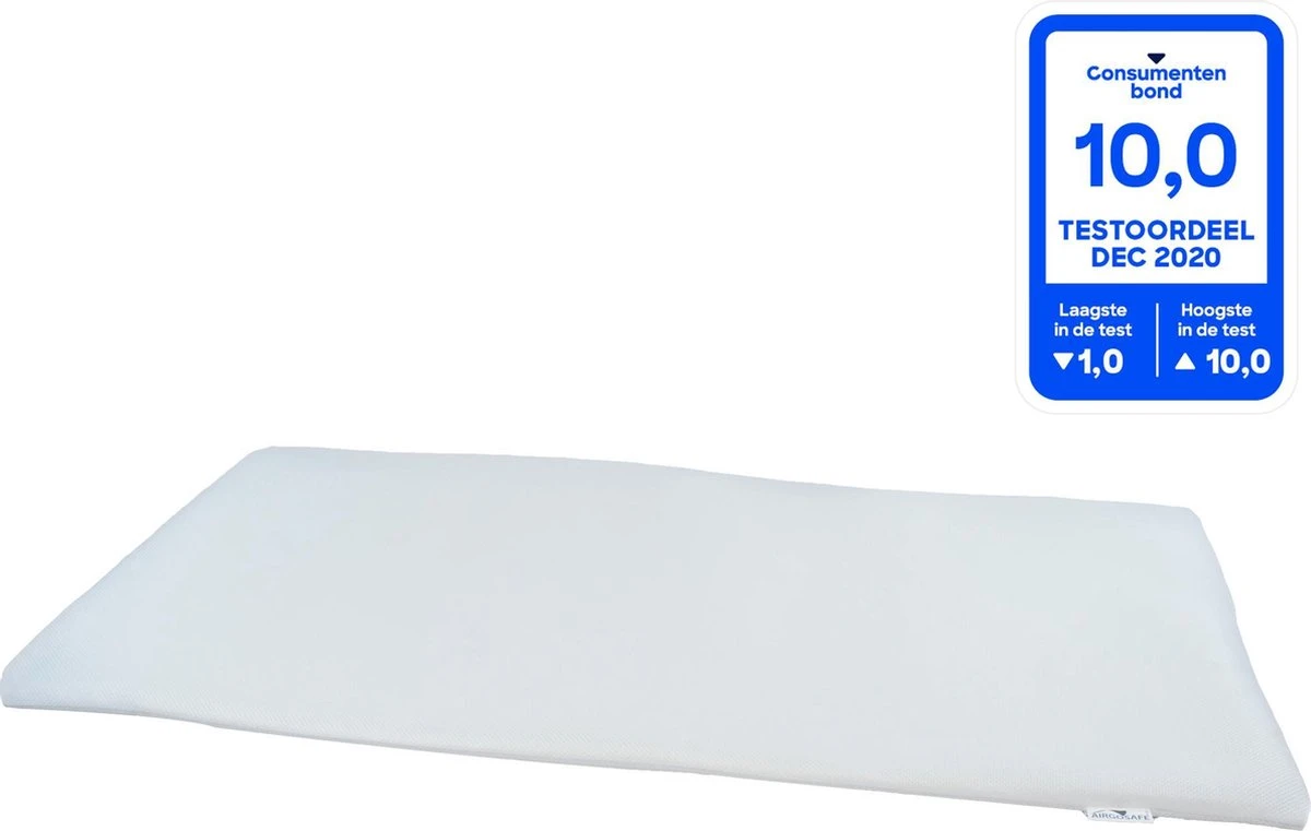 ABZ airgosafe topper - 60x120x3 cm - Wit ABZ Airgosafe Topper - 60x120x3 Cm - Wit -Babyproducten Promotie Winkel 1200x761 3