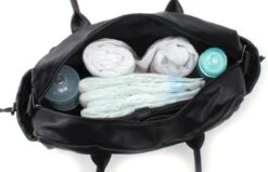 Kidzroom Vision Of Love Luiertas - Zwart - Verschoonmatje - Verstelbare Schouderband -Babyproducten Promotie Winkel 1200x773 1