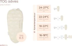 Puckababy Inbakerslaapzak Original Piep 0-3 Maanden - Seashell Sand -Babyproducten Promotie Winkel 1200x777 1