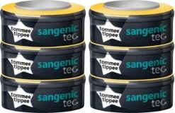Tommee Tippee Sangenic Tec Luieremmer Navulling Cassettes - 6 Stuks - Universeel -Babyproducten Promotie Winkel 1200x777