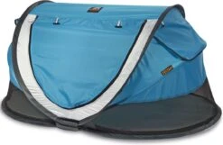 Deryan Peuter Luxe Campingbedje – Inclusief Zelfopblaasbare Matras - Blue -Babyproducten Promotie Winkel 1200x781