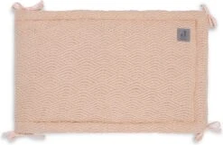 Jollein Bedomrander River Knit 180x35cm - Pale Pink 4 Jollein Bedomrander River Knit 180x35cm - Pale Pink -Babyproducten Promotie Winkel 1200x783 1