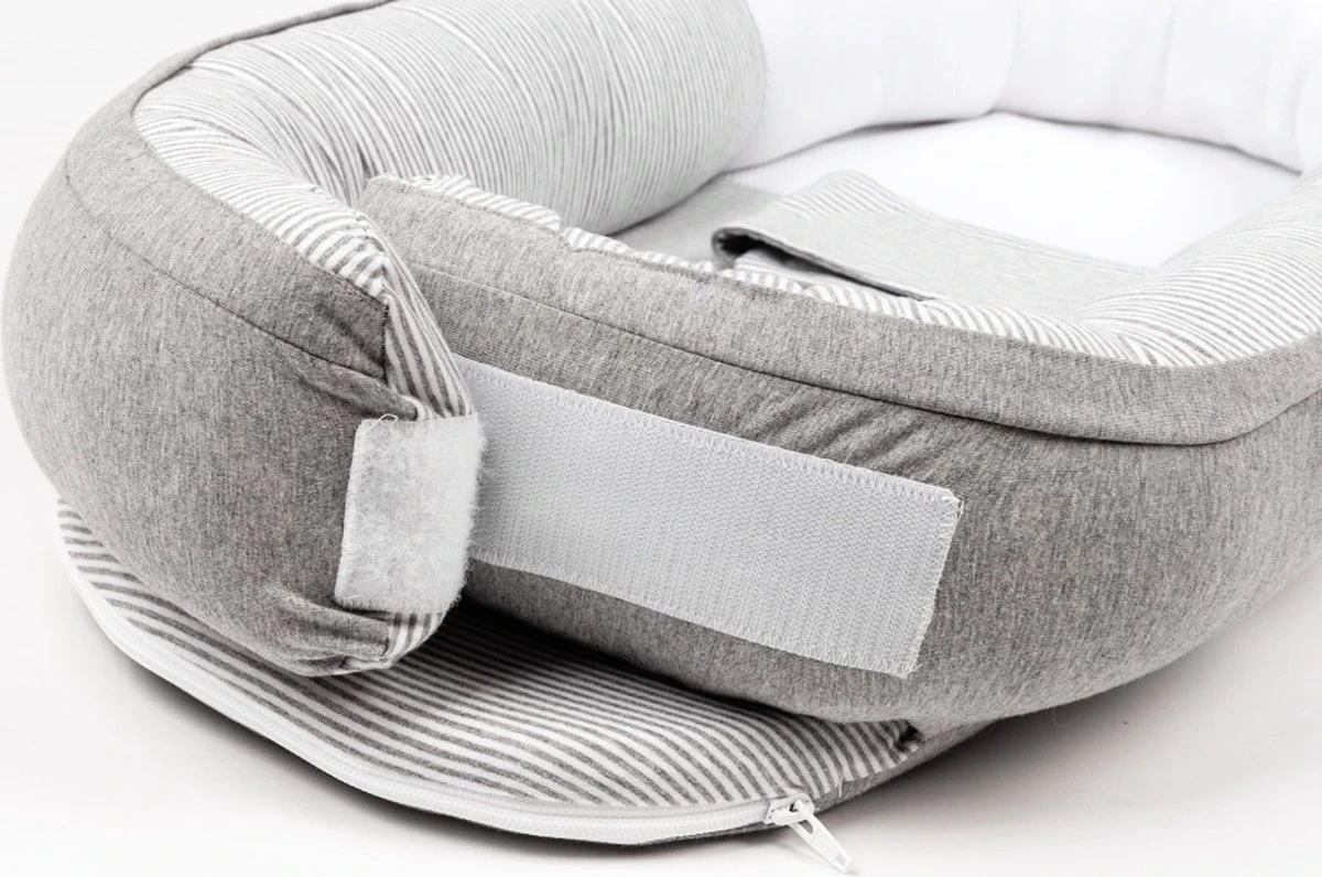 Doomoo Cocoon - Babynestje - Biologisch Katoen en 74 x 46 cm - Classic Grey Doomoo Cocoon - Babynestje - Biologisch Katoen En 74 X 46 Cm - Classic Grey -Babyproducten Promotie Winkel 1200x796 2