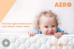 BestCare Aero Ledikant Matras | 37 X 70 X 6cm | Voor Reiswieg, Wieg, Kinderbedje Of Trolley | Aloë Vera Hoes - Wasbaar | Hypoallergeen, Omkeerbaar Matras Voor Baby's En Kinderen | OEKO-TEX 100-Certificaat -Babyproducten Promotie Winkel 1200x800 127