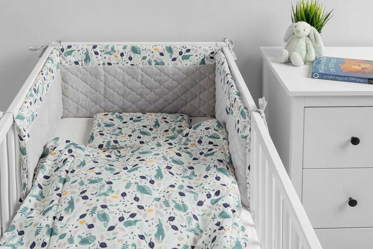 Sensillo Baby Bedbumper - Bedomrander - Anti stootrand Ledikant - Bed Zijbeschermers - 180x30cm - Grijs Diertjes Sensillo Baby Bedbumper - Bedomrander - Anti Stootrand Ledikant - Bed Zijbeschermers - 180x30cm - Grijs Diertjes -Babyproducten Promotie Winkel 1200x800 161