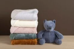 Baby's Only Wikkeldeken - Omslagdoek Baby Sense - Teddy Voering - Vintage Blue - 75x75 Cm - Geschikt Voor Drie- En Vijfpuntsgordel -Babyproducten Promotie Winkel 1200x800 230