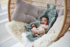 Jollein Wikkeldeken Bunny 100x105cm - Ash Green -Babyproducten Promotie Winkel 1200x800 247