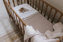 Koeka Baby Lakentje Ledikant Ruffle - Wit 110x140cm -Babyproducten Promotie Winkel 1200x800 293