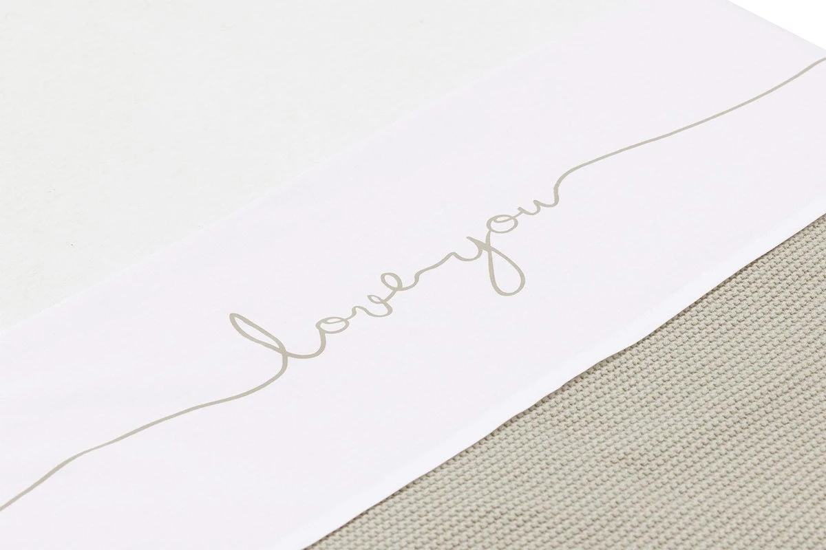 Jollein Baby Laken Wieg 75x100cm Love you - Nougat Jollein Baby Laken Wieg 75x100cm Love You - Nougat -Babyproducten Promotie Winkel 1200x800 298