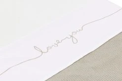 Jollein Baby Laken Ledikant 120x150cm Love You - Nougat -Babyproducten Promotie Winkel 1200x800 299
