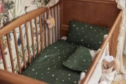 Jollein Baby Overtrek Ledikant 100x135/140cm Stargaze - Leaf Green -Babyproducten Promotie Winkel 1200x800 377
