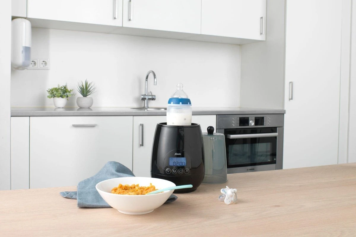 Alecto BW700BK - Snelle digitale Flessenwarmer 500W voor opwarmen, steriliseren en ontdooien - Inclusief stoomkap - Bediening via display - Zwart Alecto BW700BK - Snelle Digitale Flessenwarmer 500W Voor Opwarmen, Steriliseren En Ontdooien - Inclusief Stoomkap - Bediening Via Display - Zwart -Babyproducten Promotie Winkel 1200x800 404