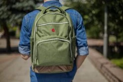 Stoere Luiertas - Verzorgingstas - Inclusief 2 Tassenhaken - Kakigroen -Babyproducten Promotie Winkel 1200x800 525