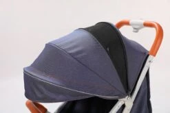 WOOSH New Buggy - Sand / Black - One Hand Folding - 3 Slaapstanden - Wandelwagen Tot 25 Kg - Regenhoes - Bekerhouder - Muggennet -Babyproducten Promotie Winkel 1200x800 540