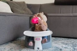 Little Tikes Babyzitje My First Seat - Vanaf 4 Maanden - Foam Vloerzitje Met Tafeltje - Grijs -Babyproducten Promotie Winkel 1200x800 625