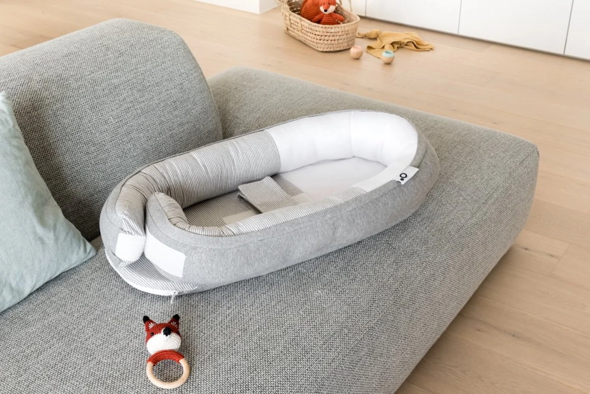 Doomoo Cocoon - Babynestje - Biologisch Katoen en 74 x 46 cm - Classic Grey Doomoo Cocoon - Babynestje - Biologisch Katoen En 74 X 46 Cm - Classic Grey -Babyproducten Promotie Winkel 1200x801 16
