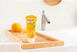 Weleda Calendula Babyshampoo & Douchecrème -Babyproducten Promotie Winkel 1200x806 1