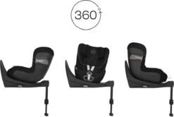 Cybex Sirona SX2 I-Size Autostoel Incl. ISOFIX Base - Moon Black -Babyproducten Promotie Winkel 1200x808 3