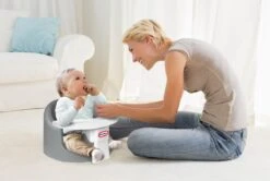 Little Tikes Babyzitje My First Seat - Vanaf 4 Maanden - Foam Vloerzitje Met Tafeltje - Grijs -Babyproducten Promotie Winkel 1200x808 4