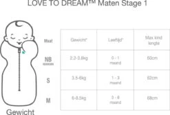 Love To Dream™ Babyslaapzak Swaddle Up™ - Inbakeren - Baby 0-3 Maanden - 3.5-6 Kg - All Season - Grijs -Babyproducten Promotie Winkel 1200x809 4