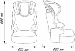 Nania Befix Eco Grey 15-36 Kg Autostoel 7009500913-X1 -Babyproducten Promotie Winkel 1200x817 1