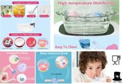 Bob Online ™ – Blauw Beer – Melkpoeder Doseerdoosje + Rietje – BPA-vrij – Melkpoeder Toren Blauw – Melkpoedertoren – Milk Powder Tower – Milk Powder Dispenser – Bewaar Bakjes – Reisbox – Bewaardoosje – Herbruikbaar Rietje – Baby Training Straw -Babyproducten Promotie Winkel 1200x824 7