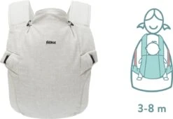 Fillikid Premium Draagzak - 2 In 1 - Ergonomisch - EU Gecertificeerd - Natural Sand - Ontworpen Met Draagconsulent -Babyproducten Promotie Winkel 1200x826 3