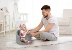 Little Tikes Babyzitje My First Seat - Vanaf 4 Maanden - Foam Vloerzitje Met Tafeltje - Grijs -Babyproducten Promotie Winkel 1200x832 7