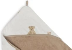 Jollein Badcape 75x75cm Teddy Bear - GOTS -Babyproducten Promotie Winkel 1200x837