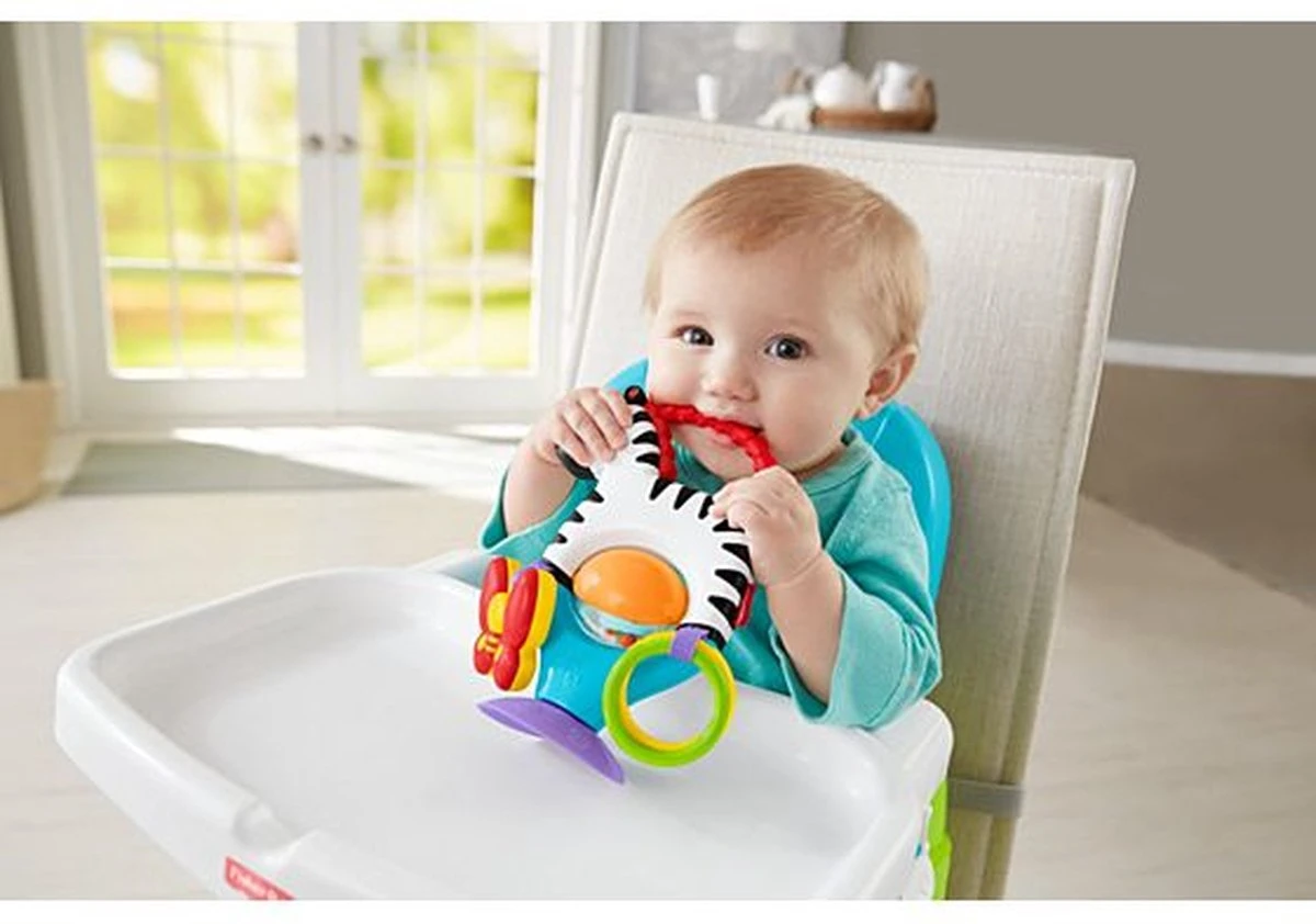 Fisher Price - Activity Zebra - Rammelaar - Speeltje en Bijtring - Grijpspeelgoed Fisher Price - Activity Zebra - Rammelaar - Speeltje En Bijtring - Grijpspeelgoed -Babyproducten Promotie Winkel
