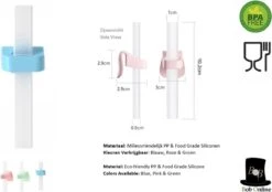 Bob Online ™ – Blauw Beer – Melkpoeder Doseerdoosje + Rietje – BPA-vrij – Melkpoeder Toren Blauw – Melkpoedertoren – Milk Powder Tower – Milk Powder Dispenser – Bewaar Bakjes – Reisbox – Bewaardoosje – Herbruikbaar Rietje – Baby Training Straw -Babyproducten Promotie Winkel 1200x847 3