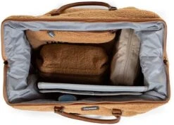Childhome Mommy Bag Groot - Teddy - Beige 4 Childhome Mommy Bag Groot - Teddy - Beige -Babyproducten Promotie Winkel 1200x860 2