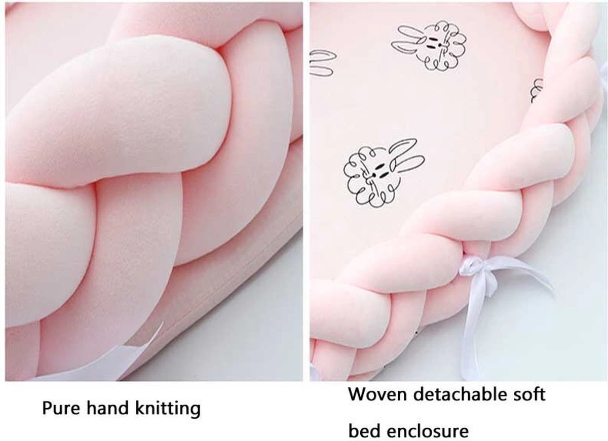 Buxibo - Draagbare Babynest - Co- Sleeper - Bed Bumper - Baby Bed Accessoires - Met Strikjes - Inclusief Bumper Rand - Verschoonmat - Veilig slapen - Roze Buxibo - Draagbare Babynest - Co- Sleeper - Bed Bumper - Baby Bed Accessoires - Met Strikjes - Inclusief Bumper Rand - Verschoonmat - Veilig Slapen - Roze -Babyproducten Promotie Winkel 1200x871 2