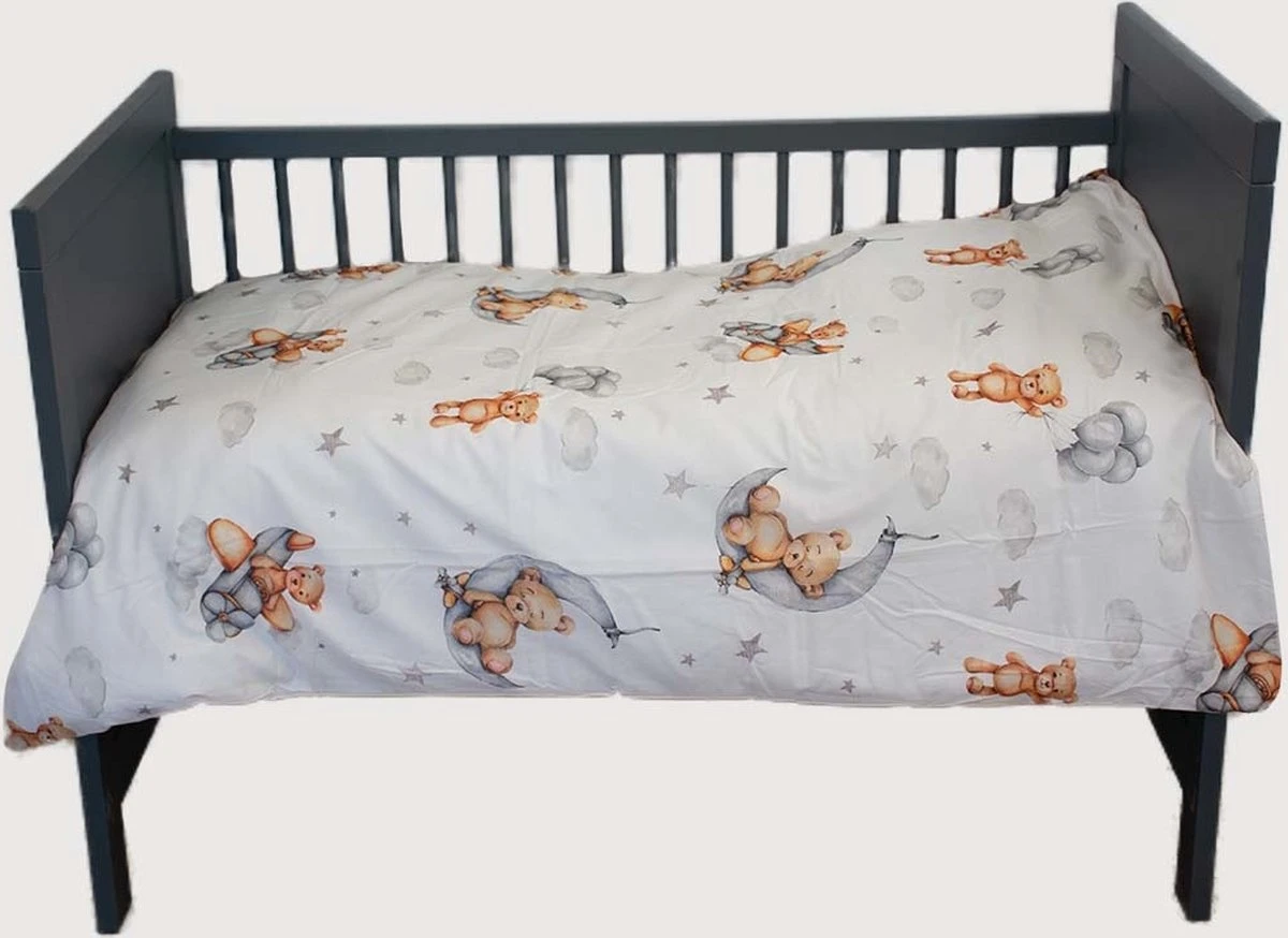 Decoware® Ledikant dekbedovertrek Sweet bear - katoen renforce - 100x135 cm 40x60 cm Decoware® Ledikant Dekbedovertrek Sweet Bear - Katoen Renforce - 100x135 Cm 40x60 Cm -Babyproducten Promotie Winkel 1200x874 9