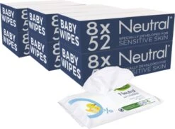 Neutral - Baby Billendoekjes - 48 X 52 = 2496 Stuks - 0% Parfum -Babyproducten Promotie Winkel 1200x884